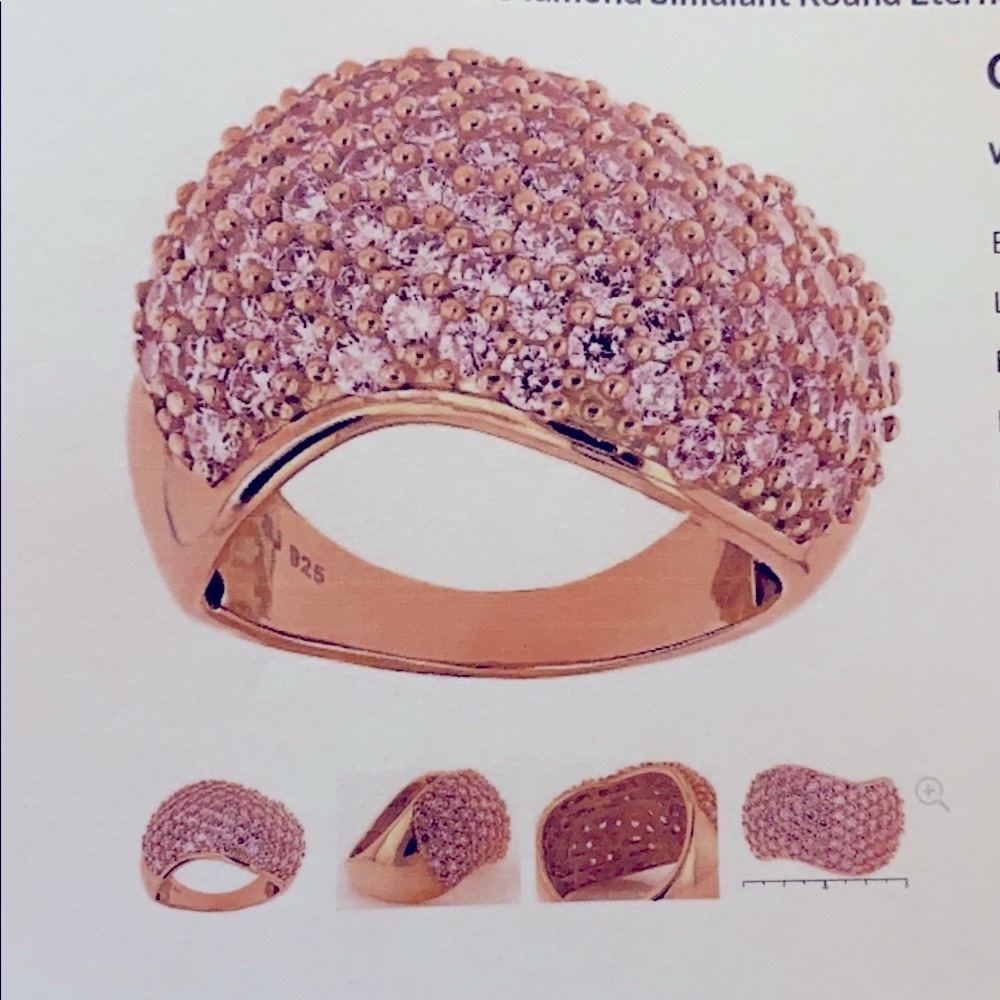 Pink Diamond Simulant. NEW - Picture 9 of 14